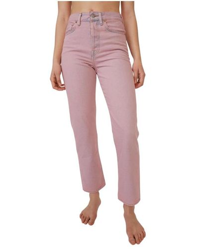 Acne Studios Straight Jeans - Pink