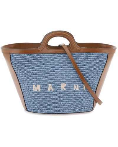 Marni Tropicalia small handbag - Blu