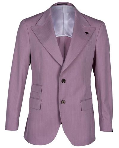 Gabriele Pasini Suits > suit sets > single breasted suits - Violet