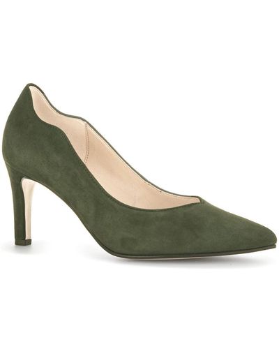 Gabor Elegantes zapatos de tacón cerrados verdes