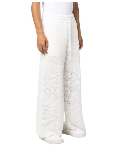 Isa Boulder Trousers > wide trousers - Blanc