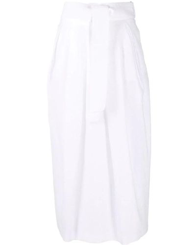 Fabiana Filippi Faldas blancas para mujeres - Blanco
