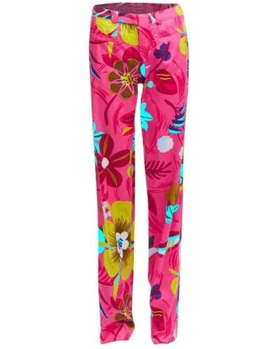 Gucci Slim-Fit Trousers - Pink
