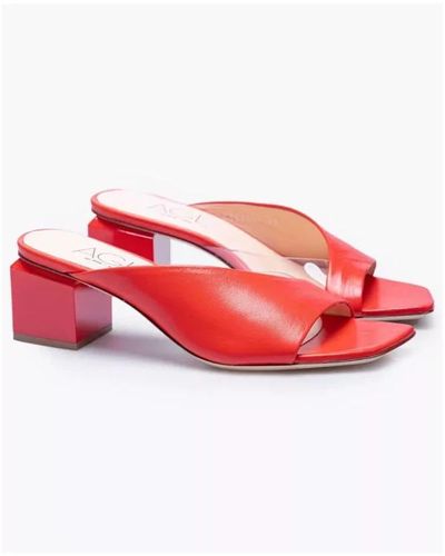 Agl Attilio Giusti Leombruni Shoes > heels > heeled mules - Rouge