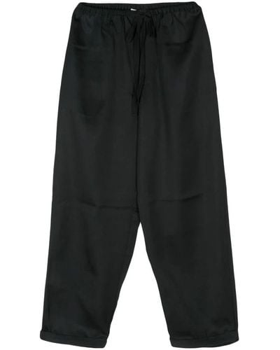By Malene Birger Straight Trousers - Black