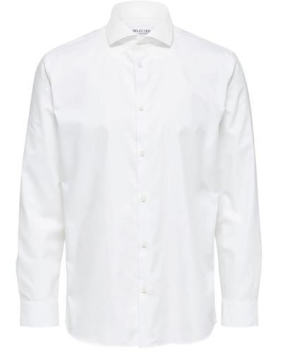 SELECTED Schleim ethan -hemd - Weiß