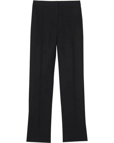 Burberry Straight Trousers - Black