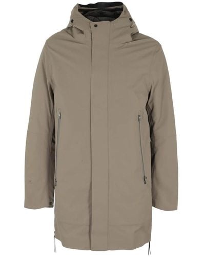 KRAKATAU Minimalistische wasserdichte jacke - Grau