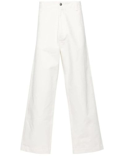 Emporio Armani Wide Trousers - White