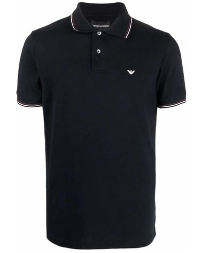 Emporio Armani Polo Shirts - Black