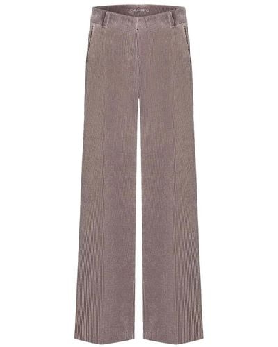 Cambio Wide Trousers - Brown