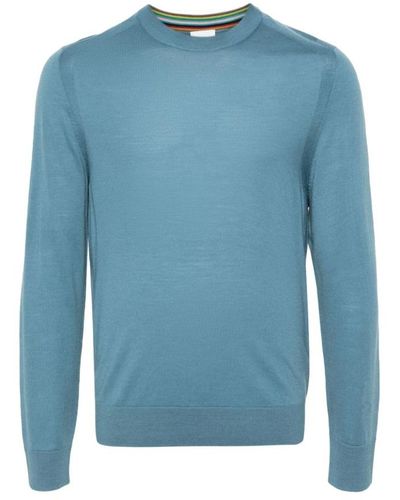 Paul Smith Round-Neck Knitwear - Blue
