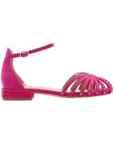 Alma En Pena. Flat Sandals - Pink