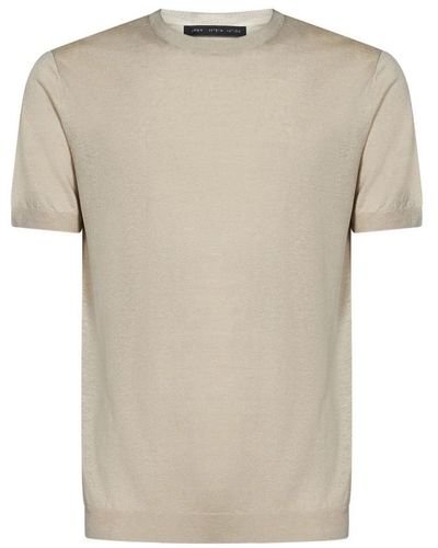 Low Brand T-Shirts - Natural