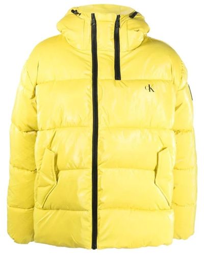 Calvin Klein Winter Jackets - Yellow