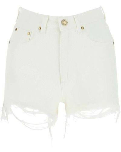 Golden Goose Shorts de mezclilla blancos - estilosos y a la moda