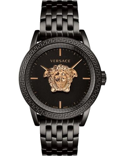 Versace Empire uhr schwarz stahl 3d medusa logo