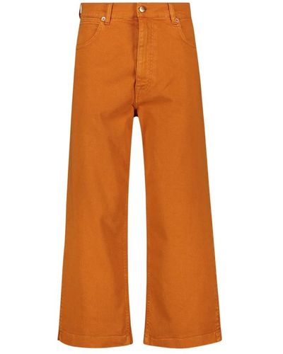 Re-hash Trousers > wide trousers - Orange