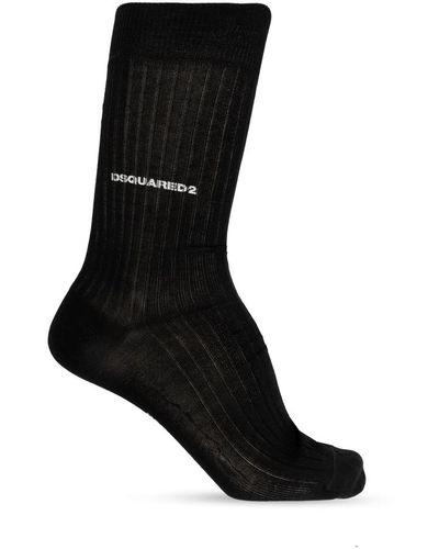 DSquared² Socken mit logo - Schwarz