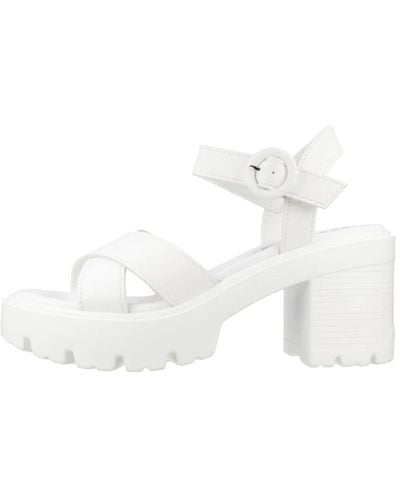 MTNG Elegant high heel sandals - Blanco