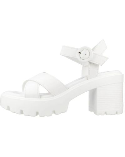 MTNG Elegant high heel sandals,bequeme flache sandalen - Weiß