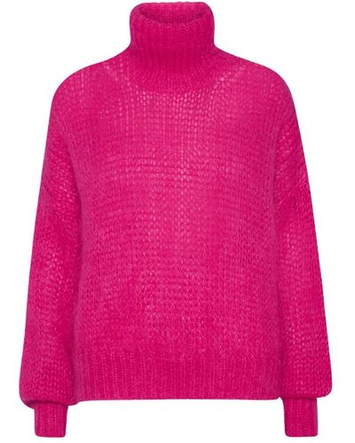 Philippe Model Mohair Rollkragenpullover für Frauen - Pink