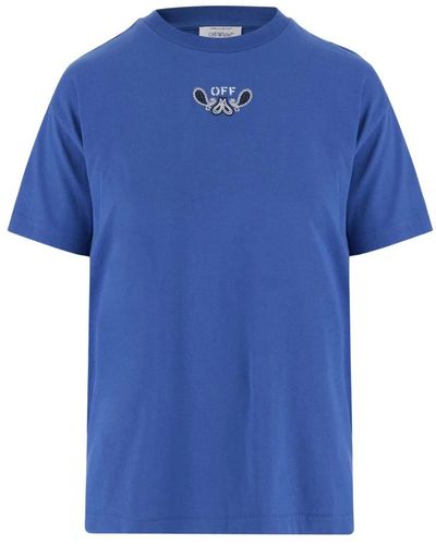 Off-White c/o Virgil Abloh T-shirts - Blau