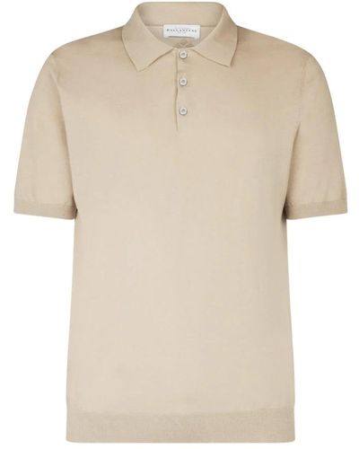 Ballantyne Polo Shirts - Natural