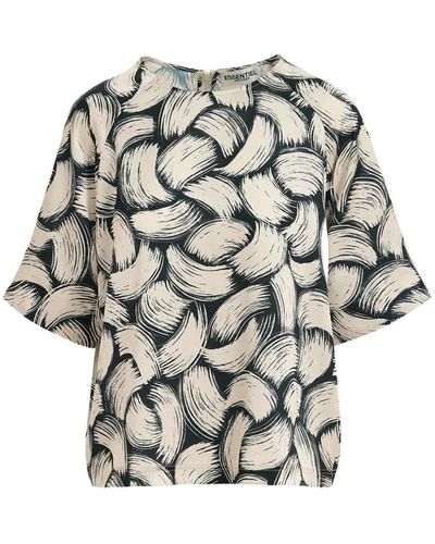 Essentiel Antwerp Fased essential blouse - Grigio
