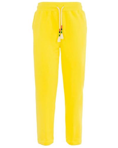 Suns Pantalones de algodón amarillos es