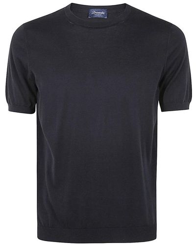 Drumohr T-Shirts - Black