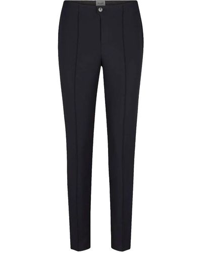 Sand Slim-Fit Trousers - Blue