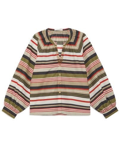 Maliparmi Camicia mari stripes muslin - Multicolore
