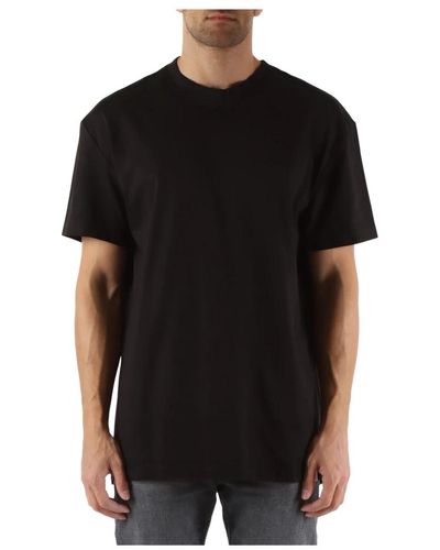 Calvin Klein Oversize baumwoll t-shirt - Schwarz