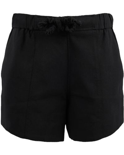 Ganni Short Shorts - Black