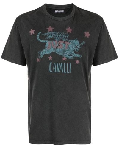 Just Cavalli Serigraphisches t-shirt - schwarz