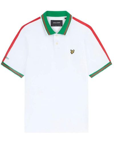 Lyle & Scott Football polo shirt - Bianco