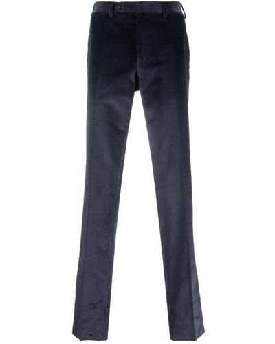 Canali Slim-Fit Trousers - Blue
