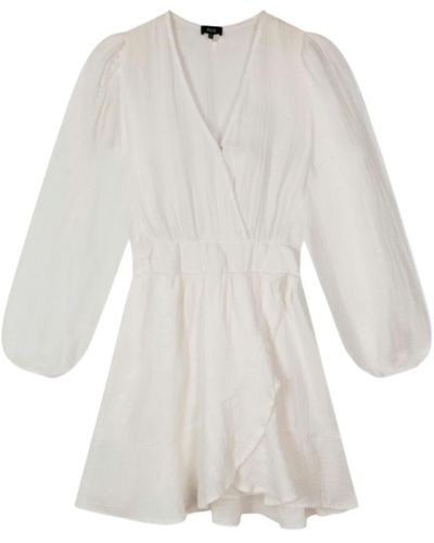 Alix The Label Short Dresses - White