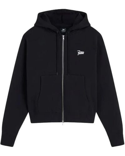PATTA Sweatshirts & hoodies > zip-throughs - Noir