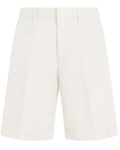 Zegna Zegna summer chino shorts - Bianco