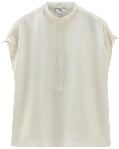Woolrich Tops > sleeveless tops - Blanc