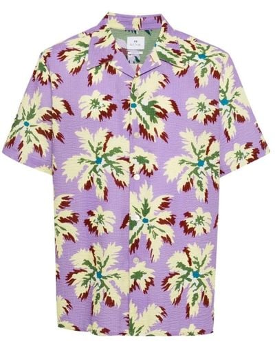 PS by Paul Smith Short Sleeve Shirts - Multicolour