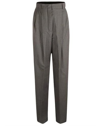 Sportmax Straight Trousers - Grey