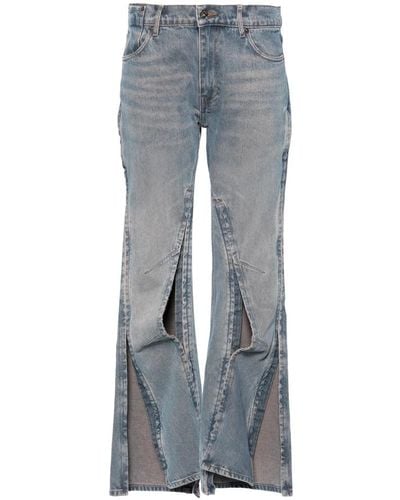 Y. Project Jeans > boot-cut jeans - Bleu
