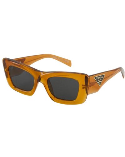 Prada Elegante sonnenbrille für frauen - Orange