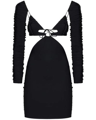 Amazuìn Short Dresses - Black