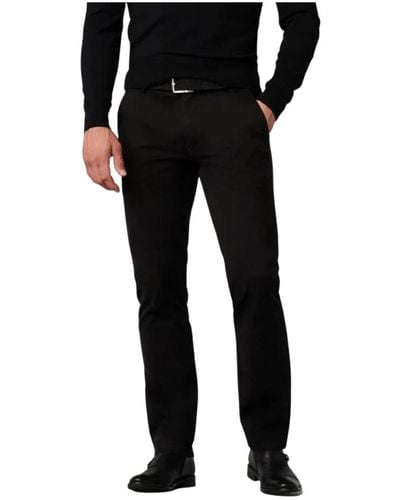 Meyer Slim-Fit Trousers - Black