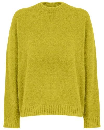 Laneus Knitwear > round-neck knitwear - Vert