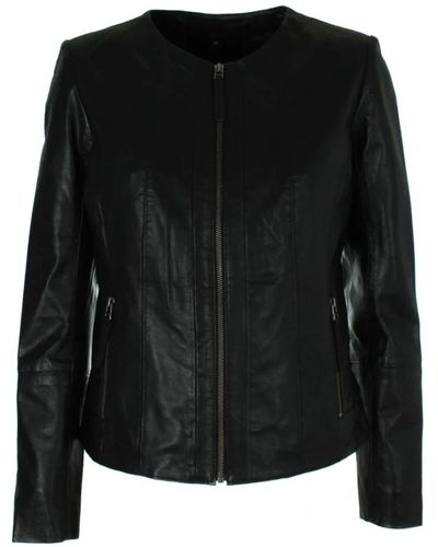 Butterfly Copenhagen Leather Jackets - Black